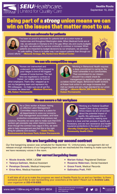 Being part of a strong union means we can win on the issues that matter most to us.