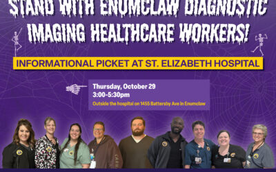Informational Picket at St. Elizabeth Hospital